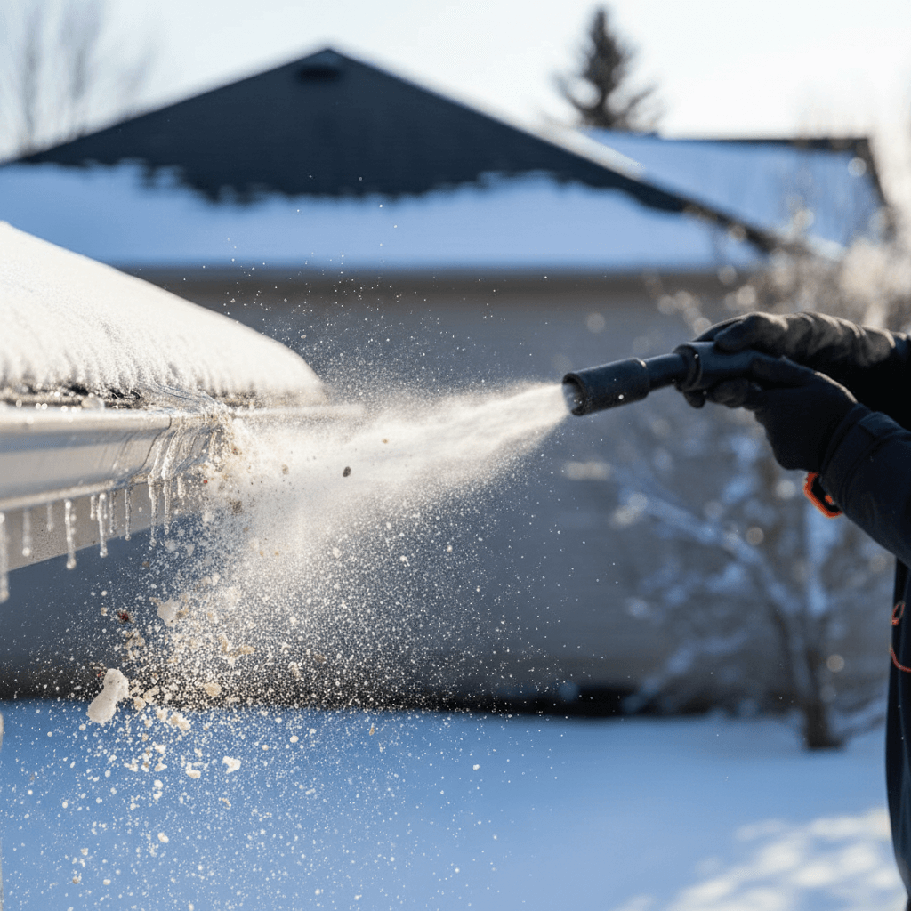 Diversifying Your Pressure Washing Business with Gutter Vacuum Systems in Winter