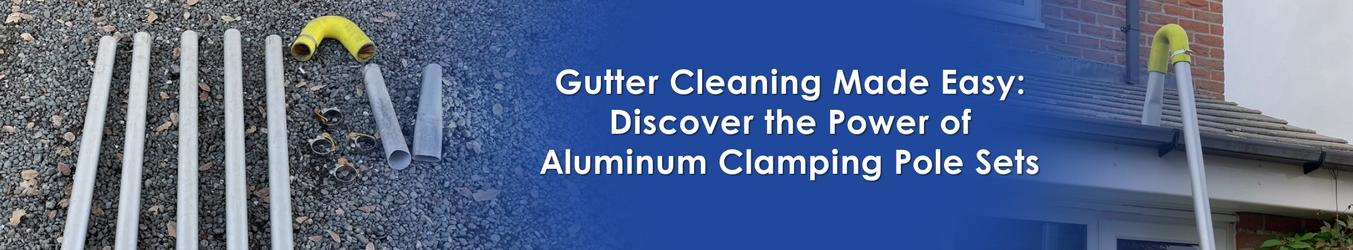 All aluminum clamping gutter pole sets.
