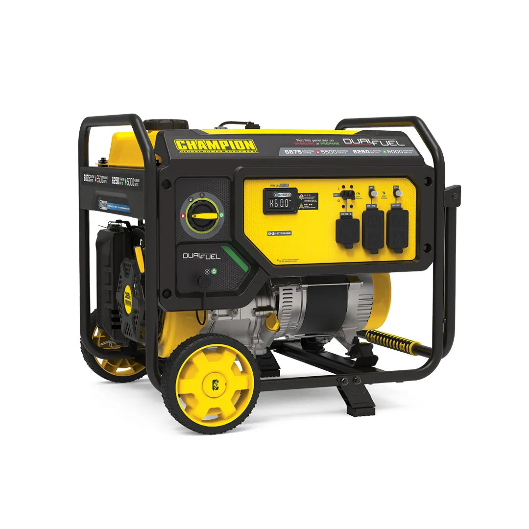 Champion 5500W Dual Fuel Generator with Carbon Monoxide CO Shield