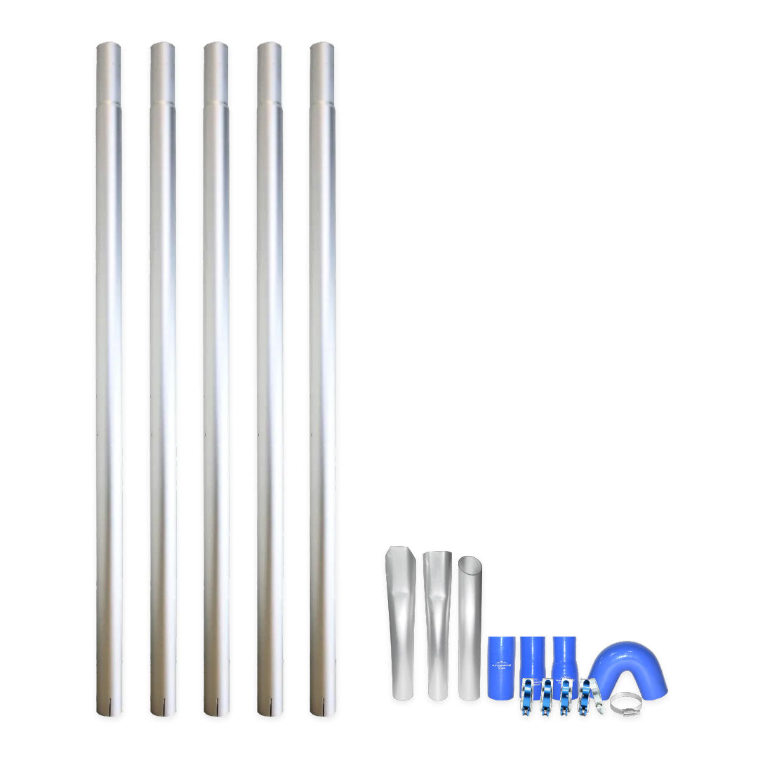 20ft (2 story) Aluminum Gutter Cleaning Poles, (2" Diameter)