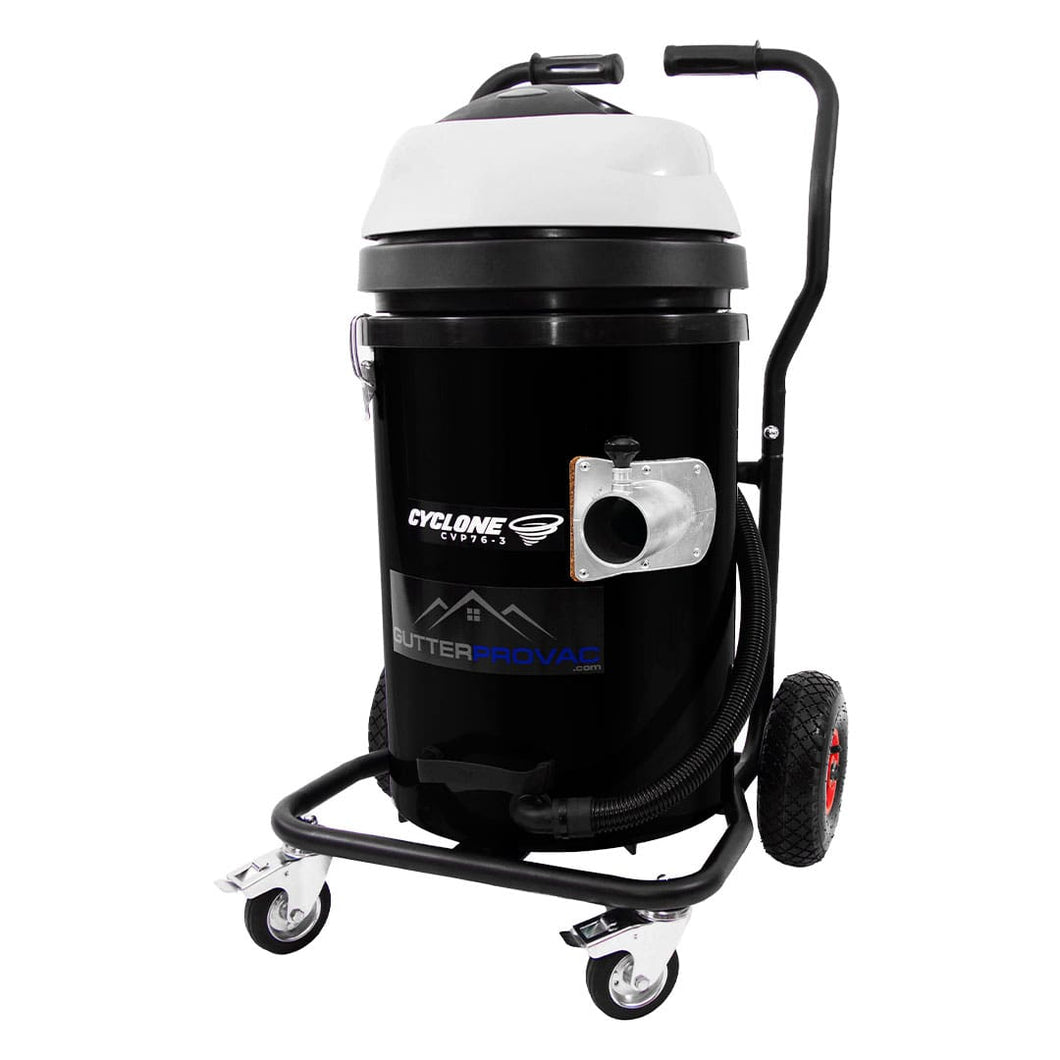 Cyclone II 3600W Polypropylene 3600W, 3 motor, 20 Gallon Commercial Gutter Vacuum