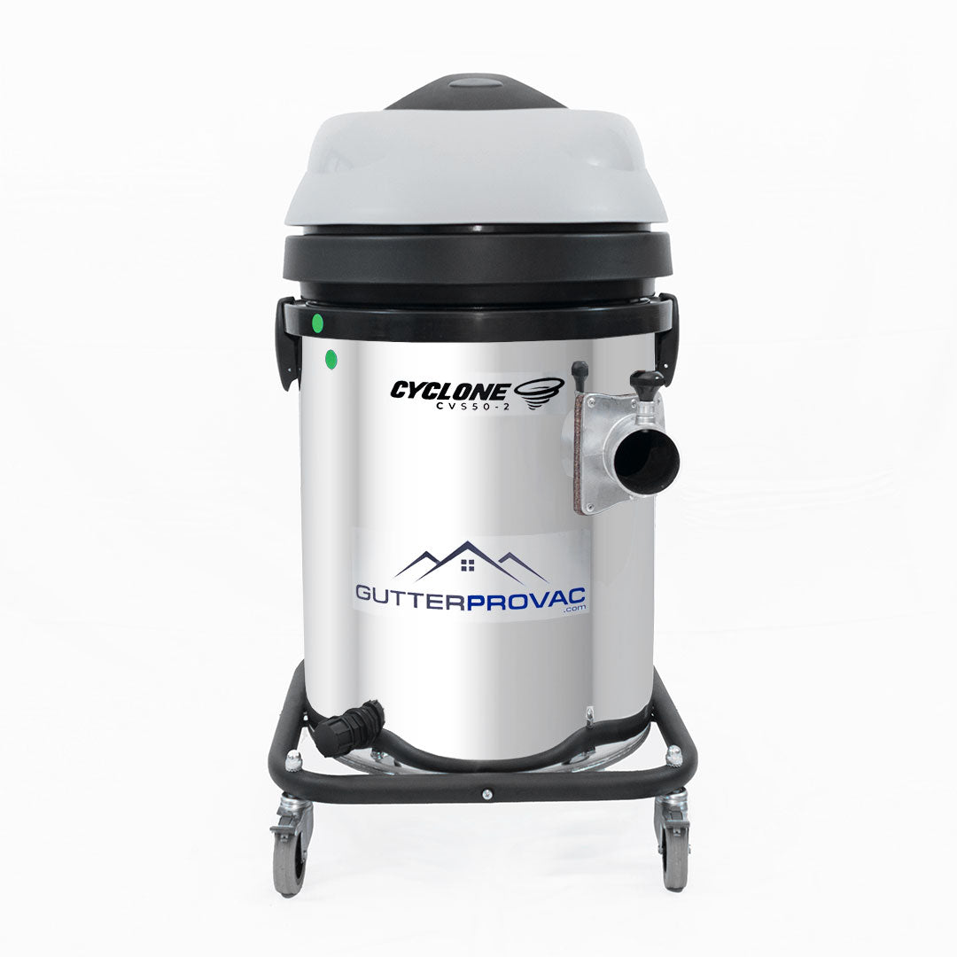 13 Gallon Cyclone 2200W Dual Motor 120V Stainless Steel Residential Gutter Vacuum