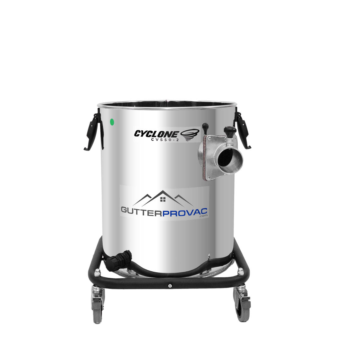 13 Gallon Cyclone 2200W Dual Motor 120V Stainless Steel Residential Gutter Vacuum