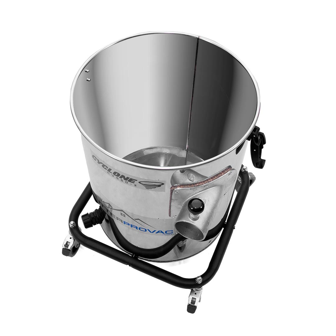 13 Gallon Cyclone 2200W Dual Motor 120V Stainless Steel Residential Gutter Vacuum