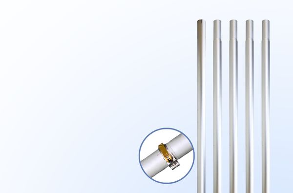 Aluminum Clamping Gutter pole sets.