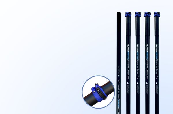 Carbon Clamping gutter pole sets.