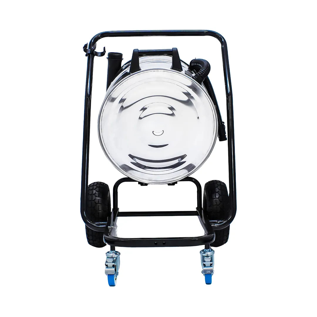 16 Gallon Cyclone Classic Pro 2200W Residential Gutter Vacuum – Dual Motor, Stainless Steel