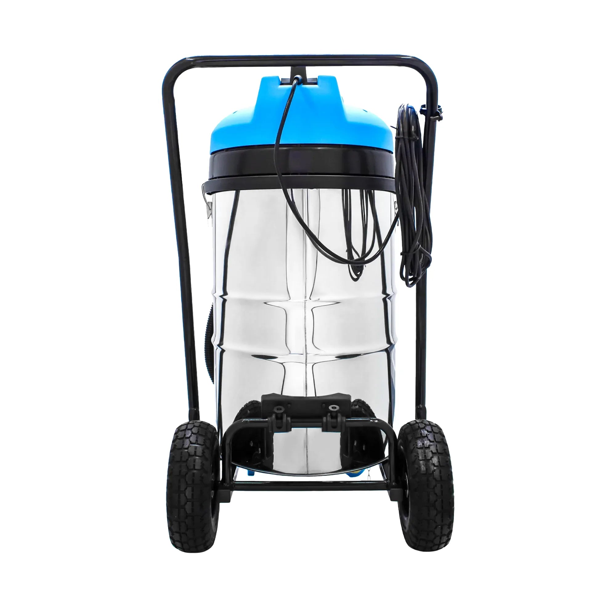 20 Gallon Cyclone Classic Pro 3600W Stainless Steel Commercial Gutter Vacuum, 40 Foot Aluminum Pole Kit, Bag and Camera