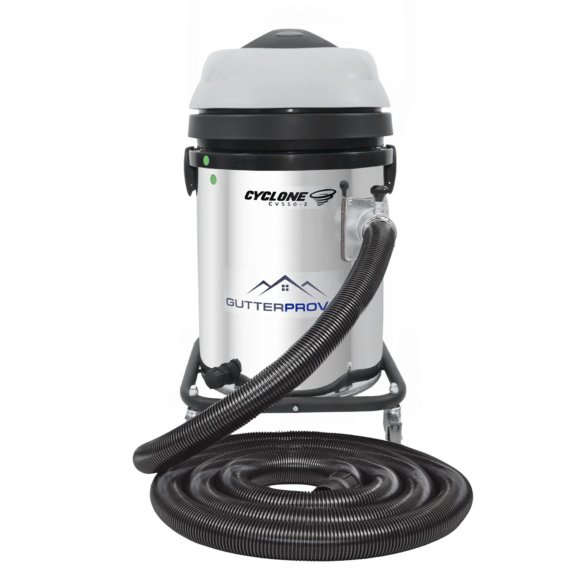 13 Gallon Cyclone 2200W Dual Motor 120V Stainless Steel Residential Gutter Vacuum