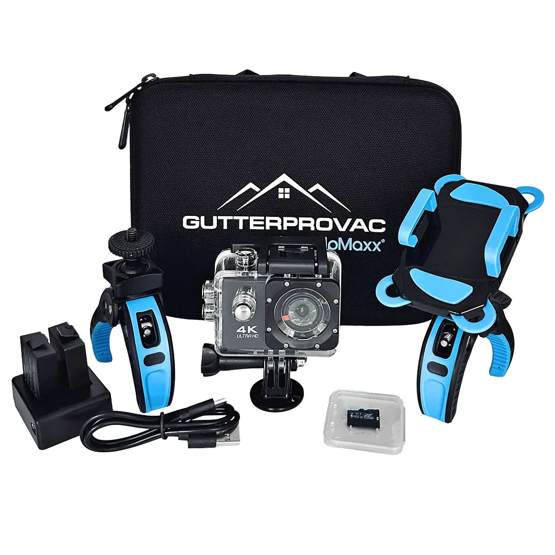 Wireless Gutter Cleaning Inspection Camera & Phone Holder for High Reach Gutter Cleaning