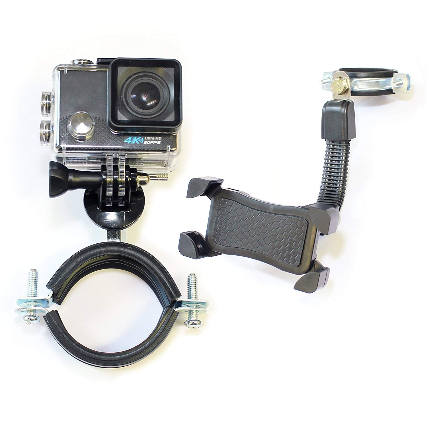 Cyclone Triple 3600 20 Gallon Gutter Vacuum, 40 Foot Aluminum Gutter Poles, Pole Bag and Inspection Camera Kit