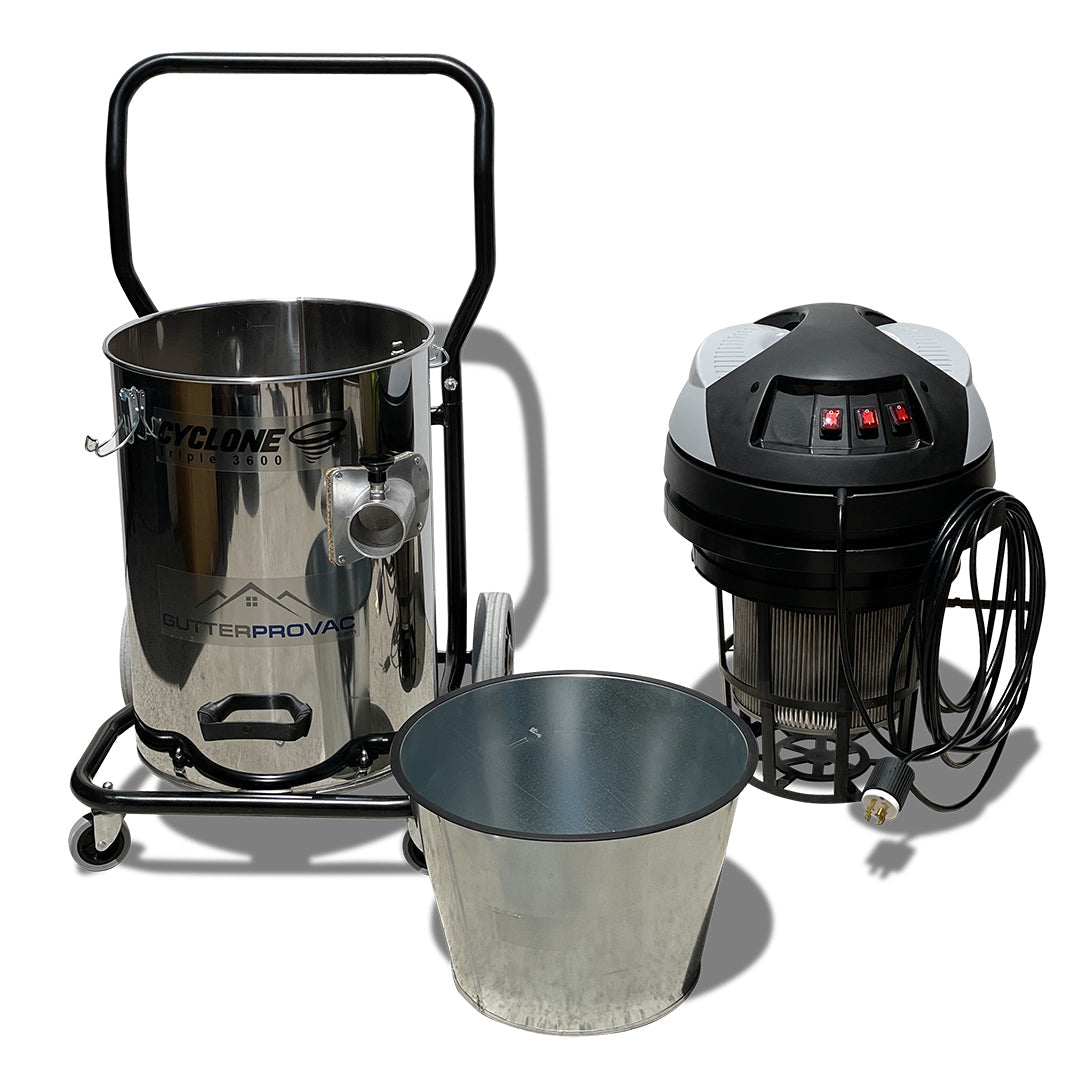 Cyclone 3600 Tank, Deflector, Motor Head