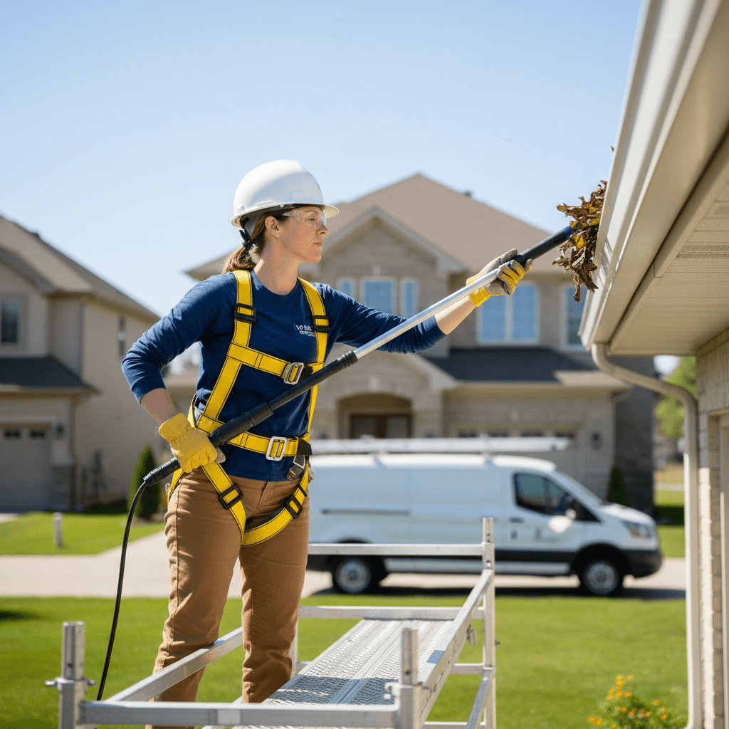 How to Clean Gutters Safely From the Ground
