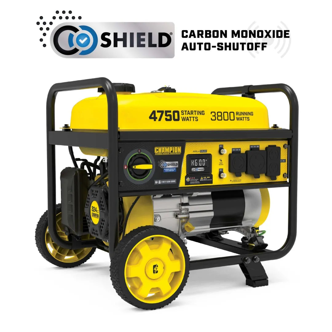 Champion 3800W RV Ready Portable Generator with CO Shield®, 120V Power