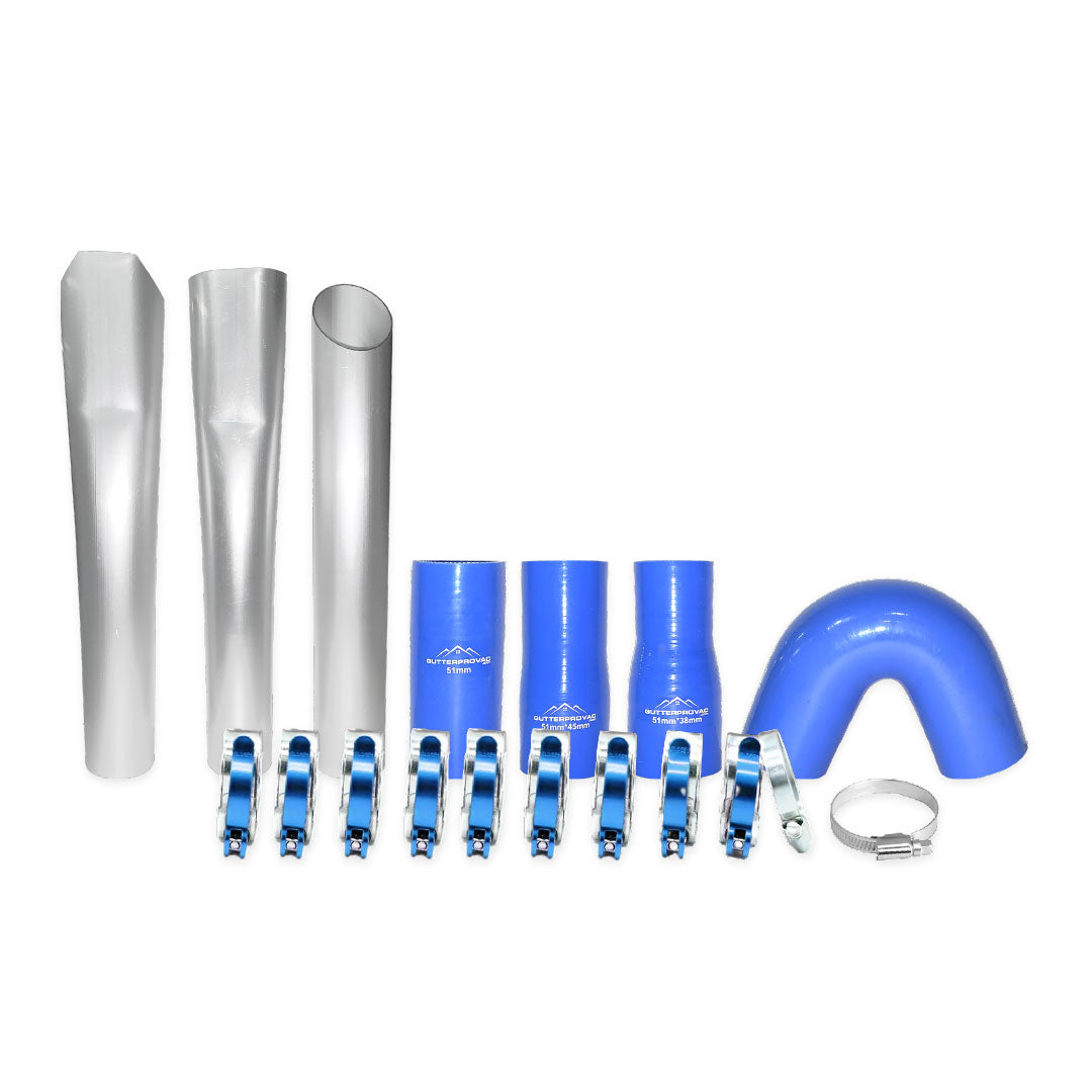 16 Gallon Classic Cyclone Gutter Vacuum, 40 Foot Aluminum Gutter Poles, Pole Carry Bag and 15 Foot Hose