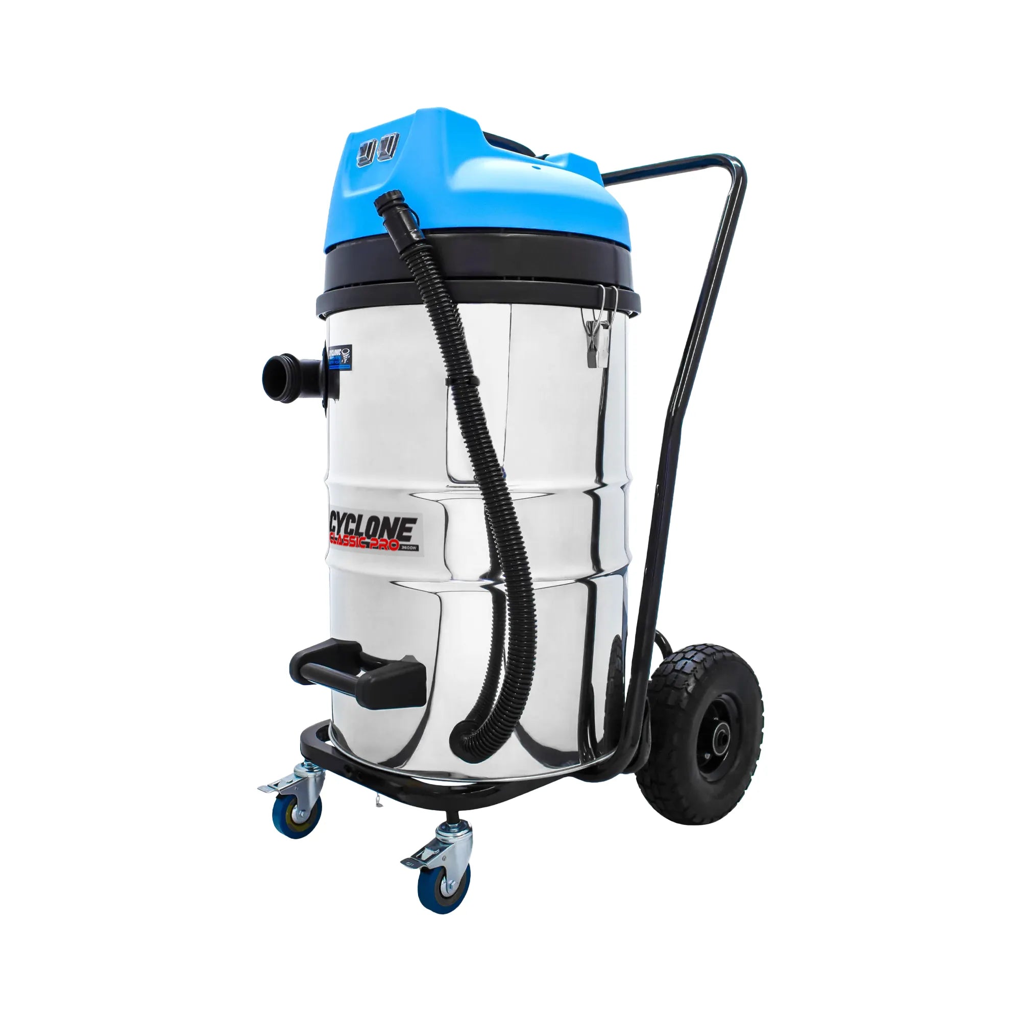 20 Gallon Cyclone Classic Pro 2400W Residential Gutter Cleaner – Dual Motor, Stainless Steel