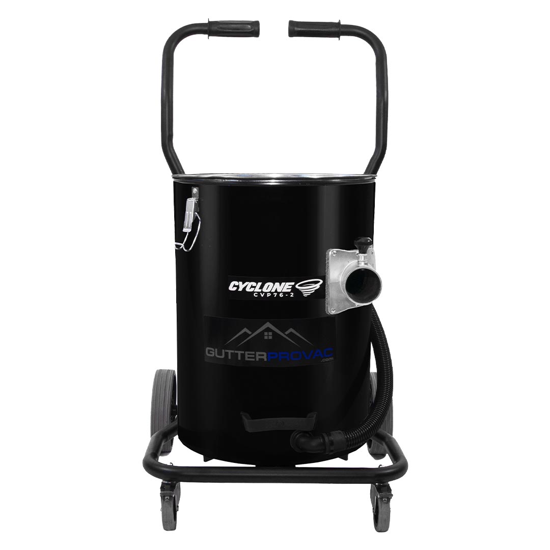 Cyclone 2400W 20 Gallon Domestic (120v) Gutter Vacuum  with 20 Foot Carbon Fiber Clamping  Poles and Bag