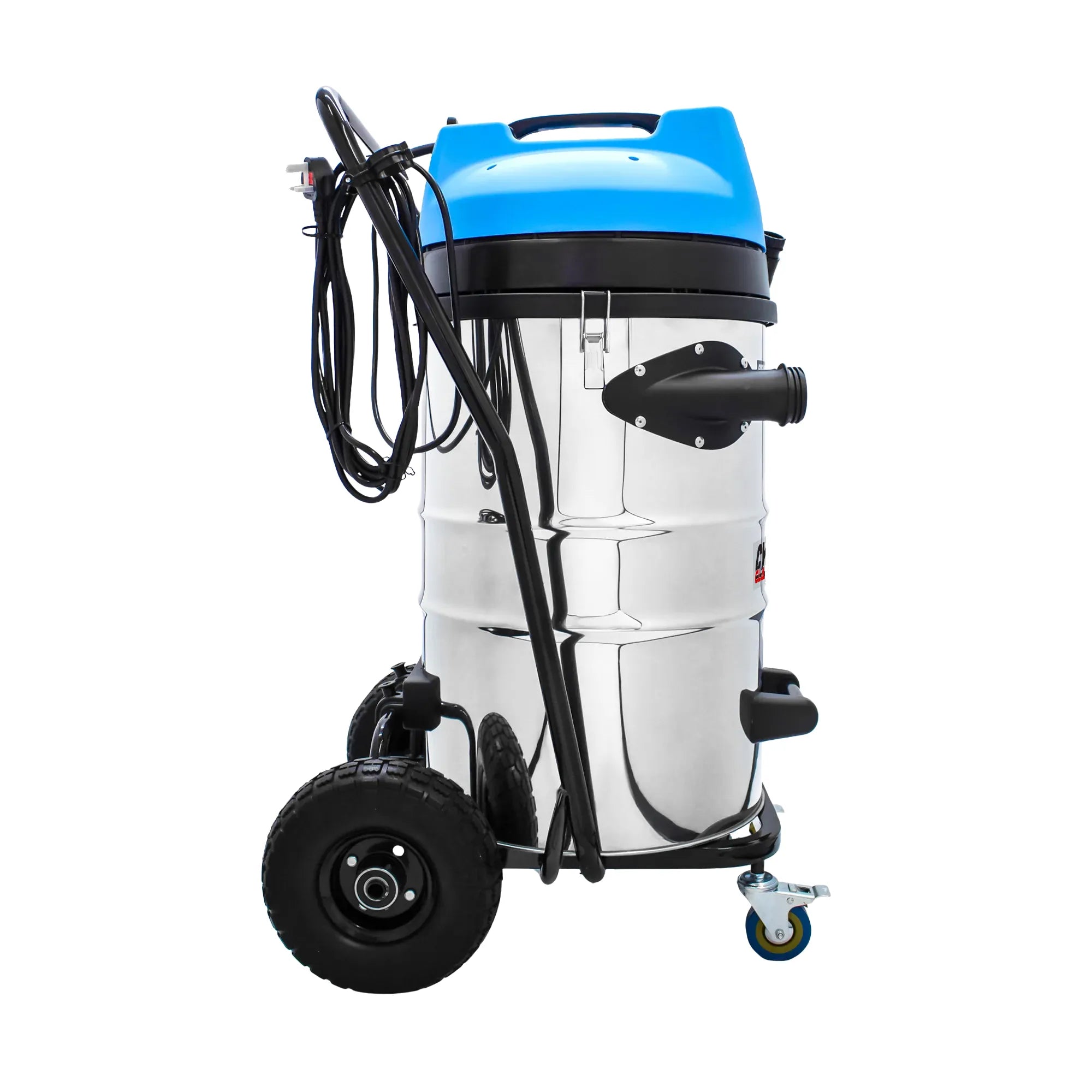 20 Gallon Classic Cyclone Gutter Vacuum with 28 Foot Carbon Clamping Poles, 15ft Hose and Pole Bag