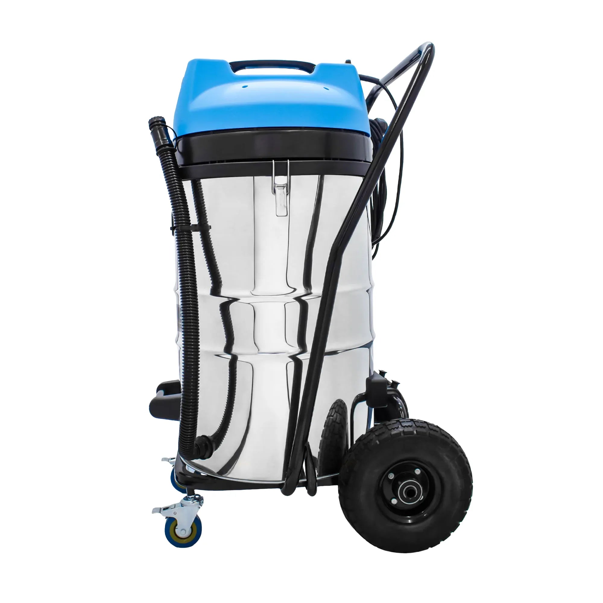 20 Gallon Classic Cyclone Gutter Vacuum with 28 Foot Carbon Clamping Poles, 15ft Hose and Pole Bag