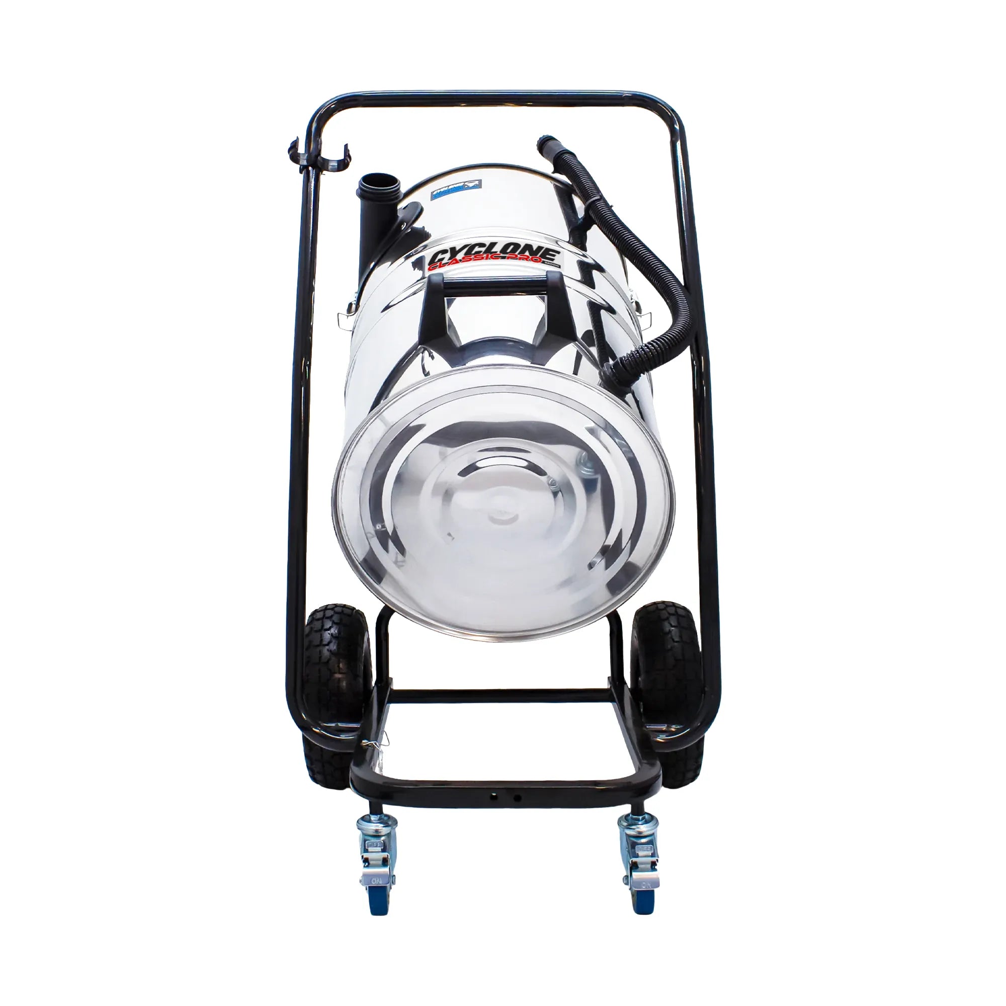20 Gallon Classic Cyclone Gutter Vacuum with 28 Foot Carbon Clamping Poles, 15ft Hose and Pole Bag