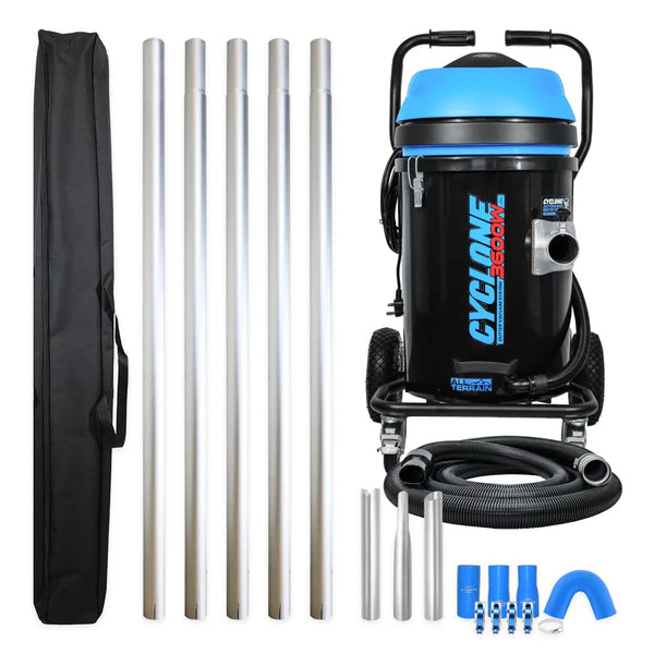 Cyclone II 3600W Polypropylene 20 Gallon Gutter Vacuum (CVP76-3-20