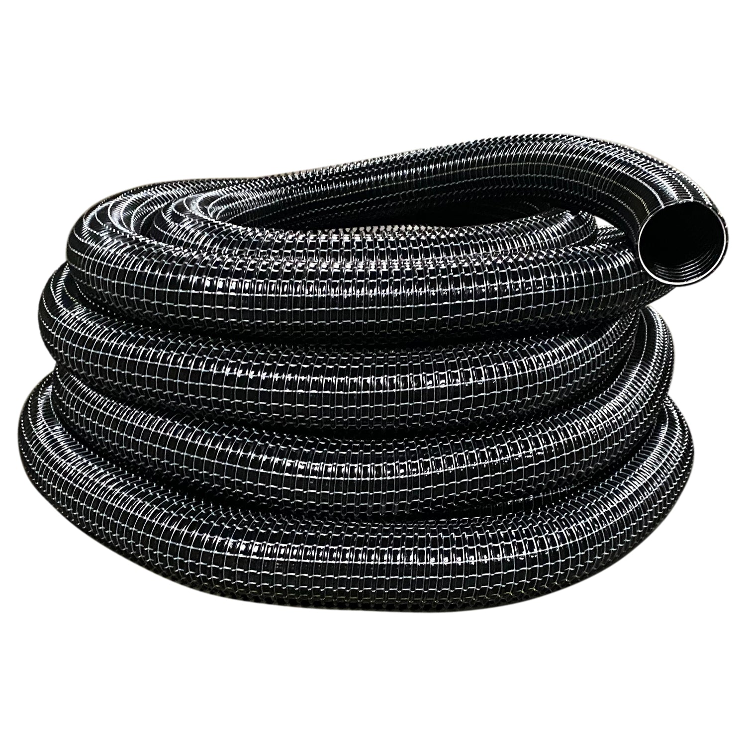 2" Vacuum Hose 50 foot long for Classic Cyclone Gutter Pro Vacs (side inlet) - Hose Only