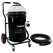 Cyclone II 3600W Polypropylene 20 Gallon Gutter Vacuum with 20 Foot Carbon Fiber Clamping  Poles and Bag