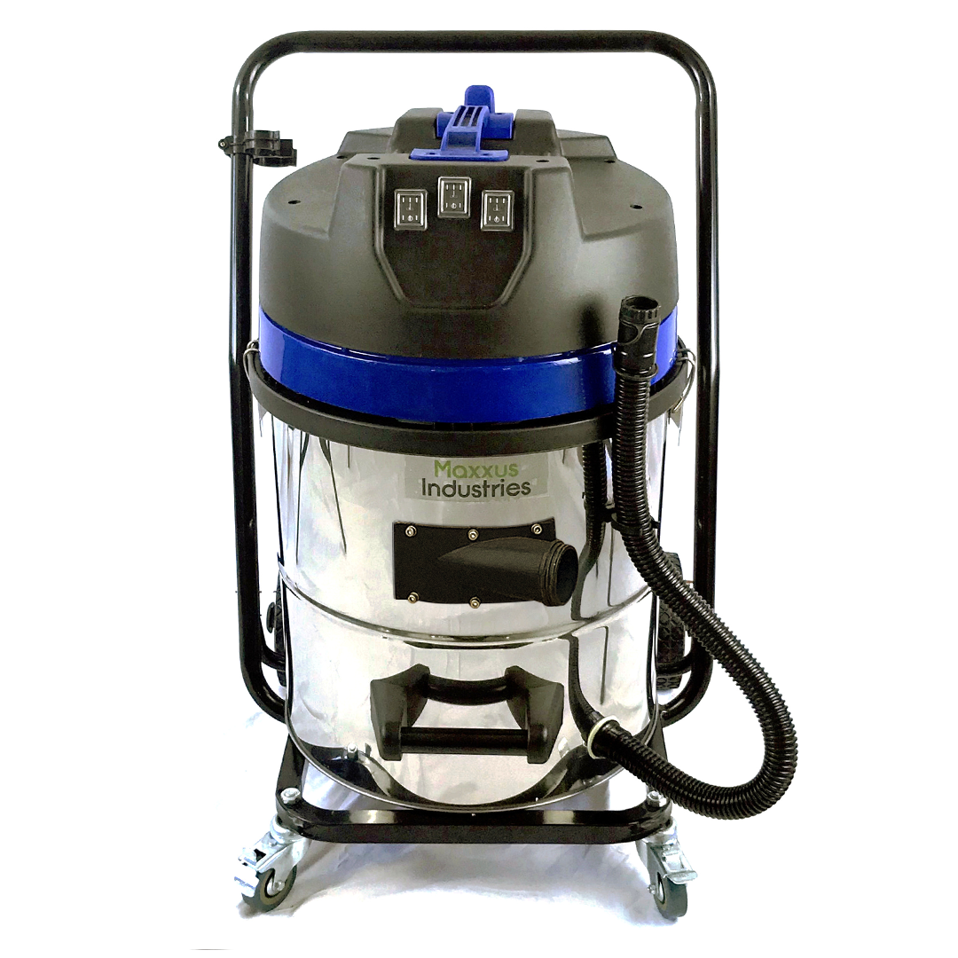 Gutter Pro Vac 16 Gallon Gutter Vacuum, 20 Foot Carbon Gutter Poles and Bag Kit
