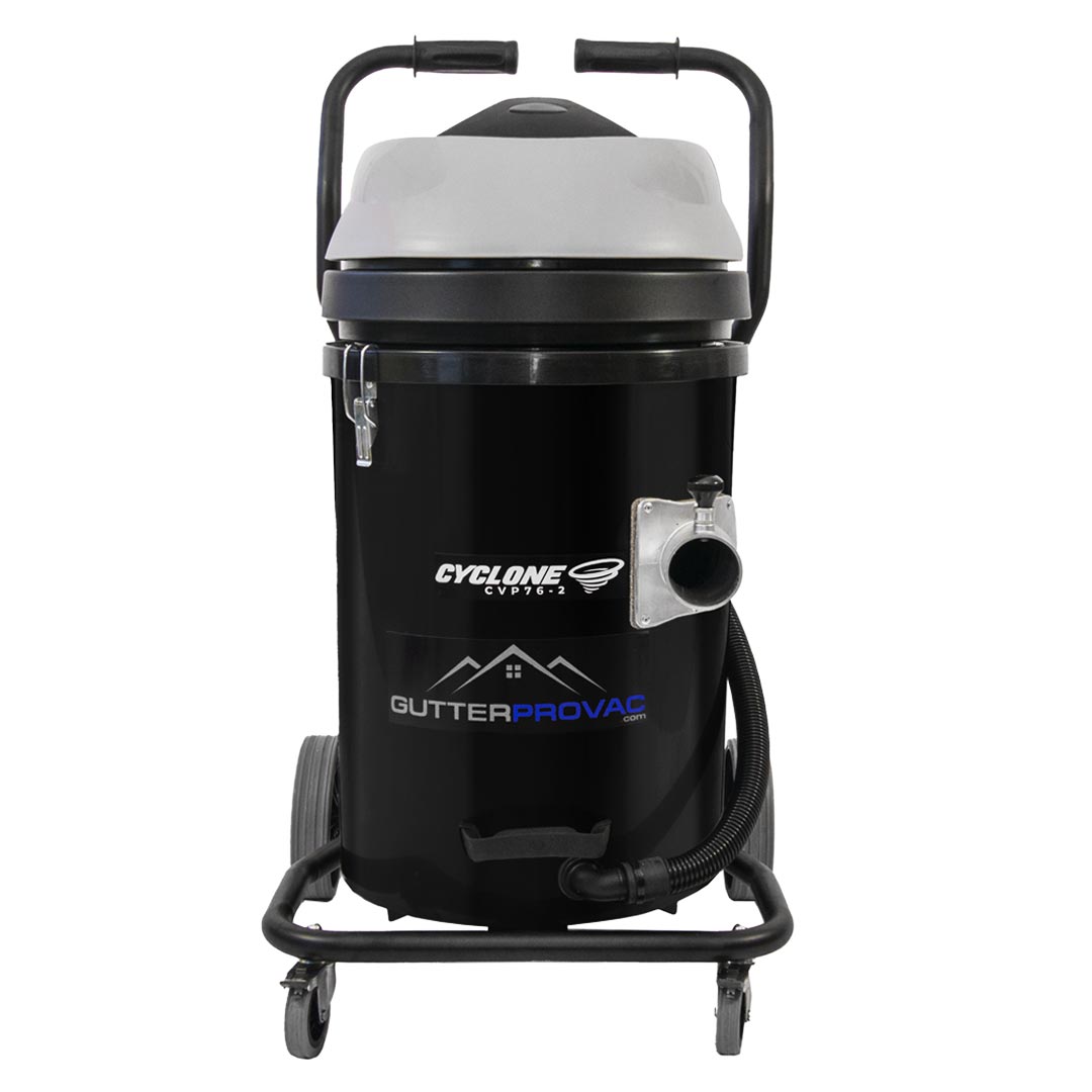 Cyclone 2400W 20 Gallon Domestic (120v) Gutter Vacuum with 20 Foot Carbon Push Fit Poles and Bag