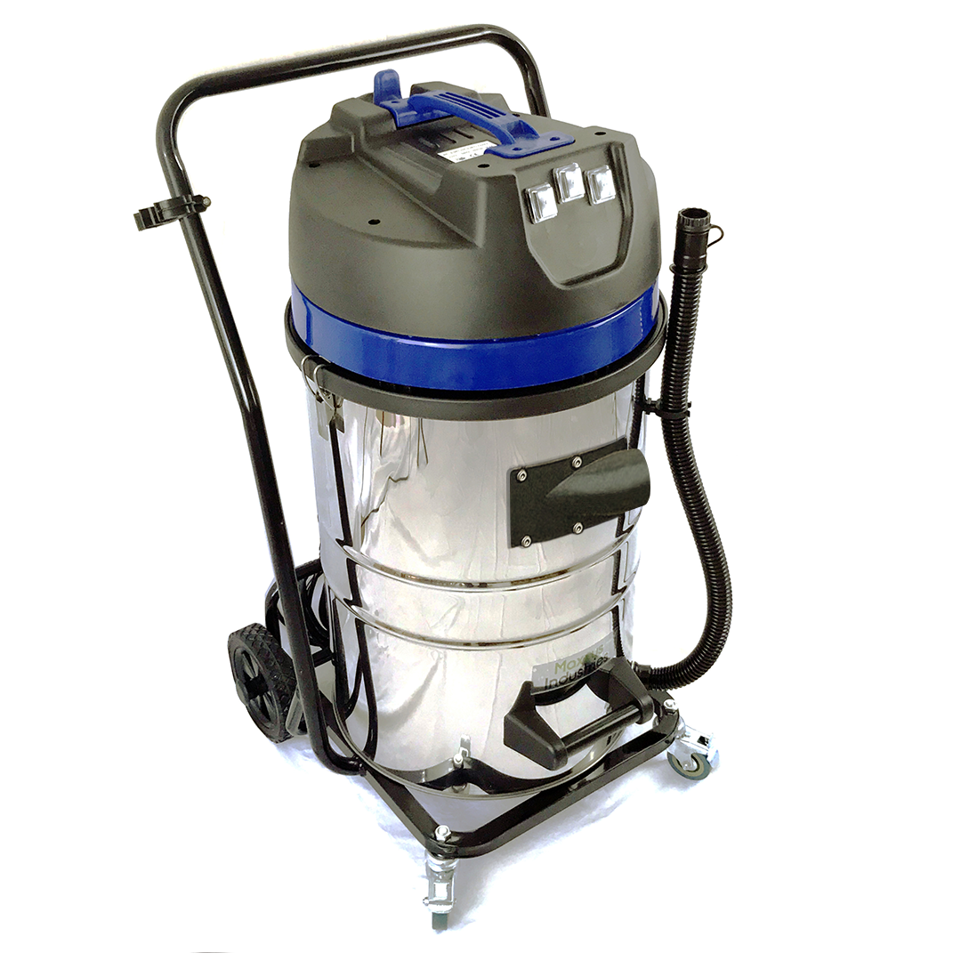Gutter Pro Vac 20 Gallon Gutter Vacuum, 40 Foot Carbon Gutter Poles and Bag Kit