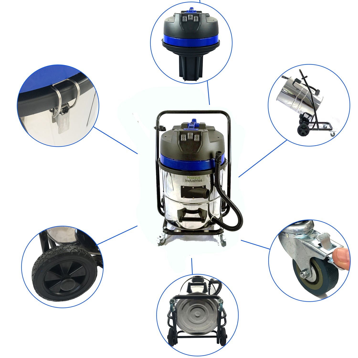 Gutter Vacuum 16 Gallon Infographic